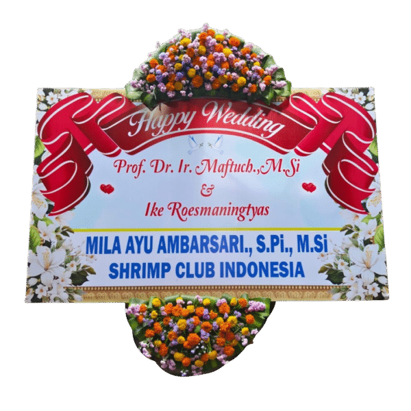 Happy Wedding Jateng - Jatim 002 700 Karangan Bunga Wedding Jateng - Jatim 002